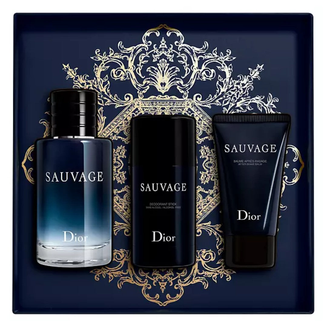 SAUVAGE DIOR SET 3pc